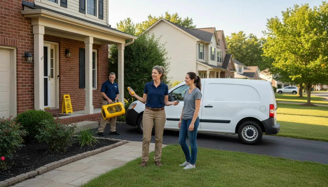 Water restoration image for Dehumidification And Cleanup Services in Orosi, CA